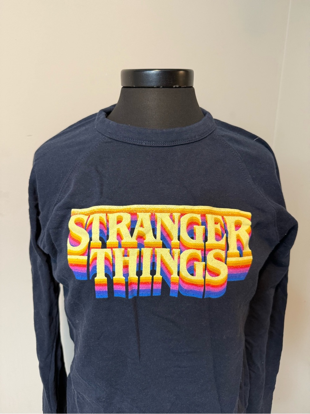 Stranger Things Official Netflix Navy Sweater in Size Medium - Picture 2 of 6